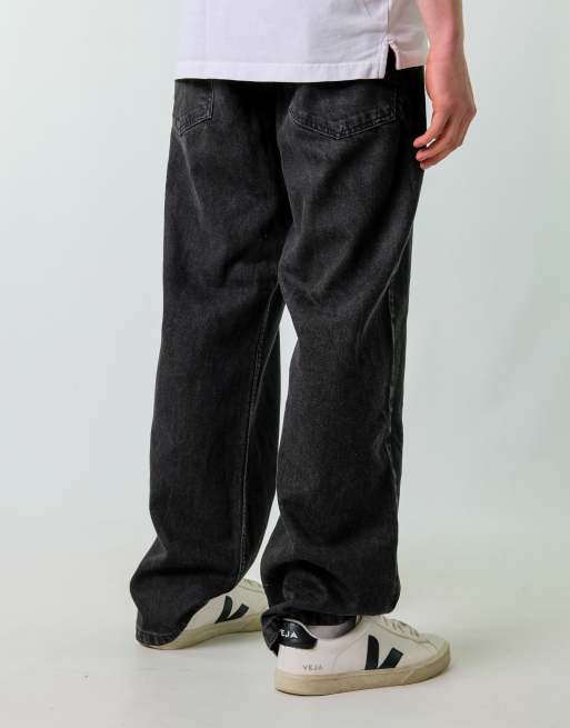 Vintage Rocawear 38x34 Denim Hip Hop Jeans Black