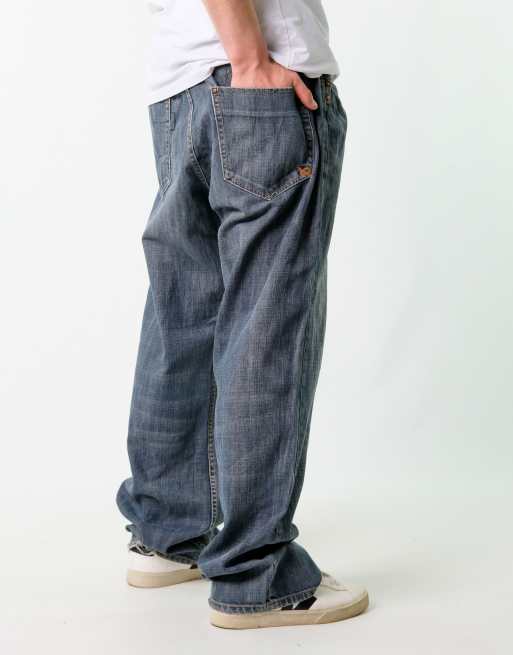 Vintage Rocawear 38x34 Denim Hip Hop Jeans Blue