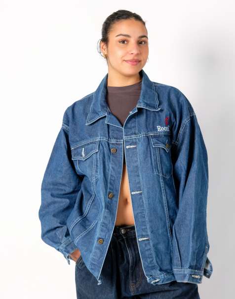 Vintage Rocawear L Denim Jacket Blue - view 1