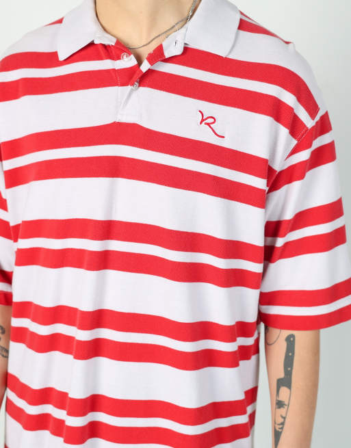 Vintage Rocawear xl polo shirt in red, 3 of 4