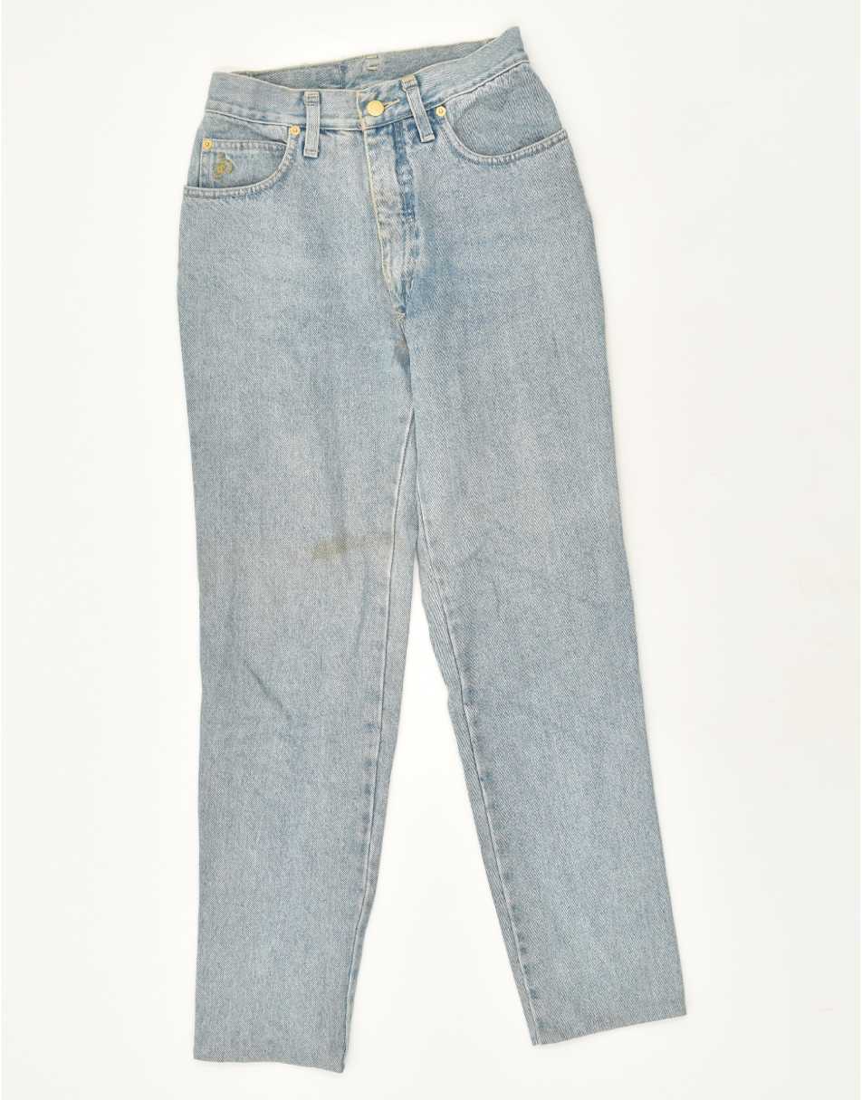 Vintage Roccobarocco Size S Slim Jeans in Blue