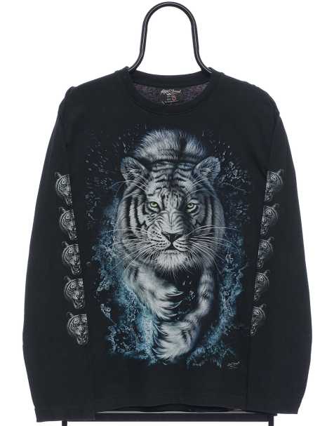 Vintage Rock Chang tiger size M tshirt in black - view 1