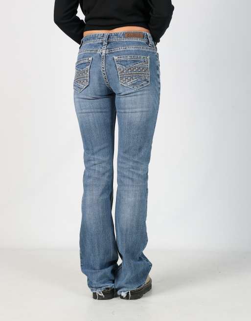 Vintage Rock&Roll 28x35 denim bootcut jeans in light blue