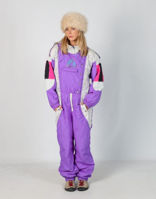 Vintage Rodeo L ski suit in purple