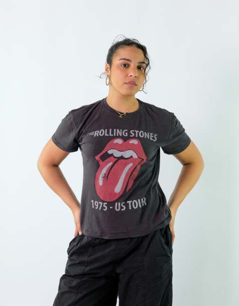 Vintage Rolling Stone M T-shirt Black - view 1