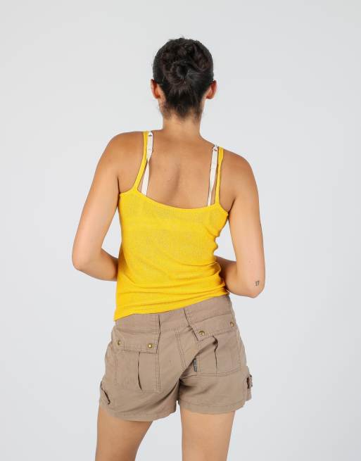 Vintage Rolls S cami in yellow, 2 of 4