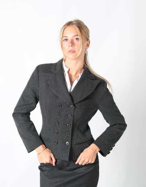 Vintage Roman's S blazer in black - view 1