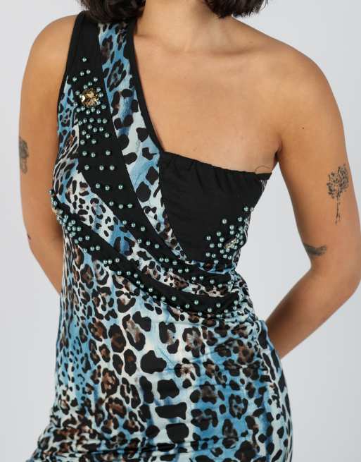Vintage Ross Disera S woven mini dress in black, 4 of 4