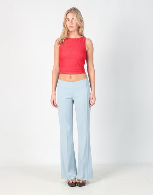 Vintage Rossella Spera S woven trousers in light blue