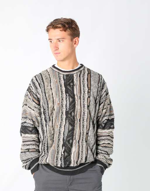 Vintage Roundtree and Yorke xxl knit sweatshirt in light grey