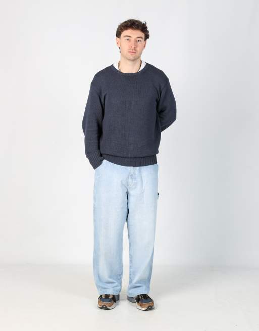 Vintage Route 66 34x30 denim carpenter jeans in light blue