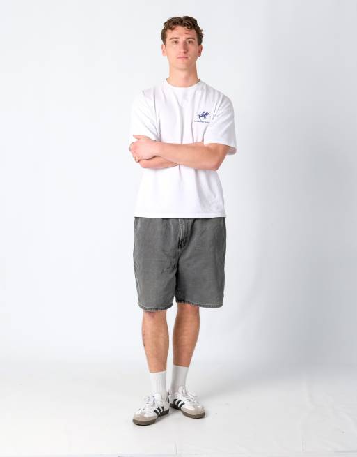 Vintage Route 66 40x22 Denim Jorts Shorts Charcoal Grey