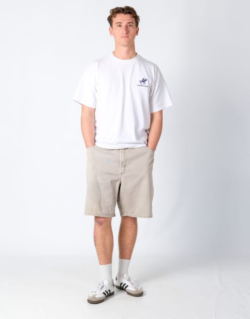 Vintage Route 66 42x21 Denim Jorts Shorts Tan