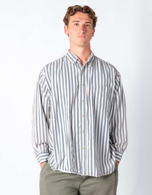 Vintage Route 66 xl long sleeve shirt in ivory