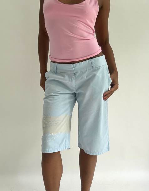 Vintage Roxy long shorts in blue - view 1