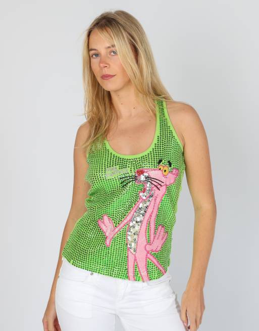 Vintage Royaltee S cami in light green