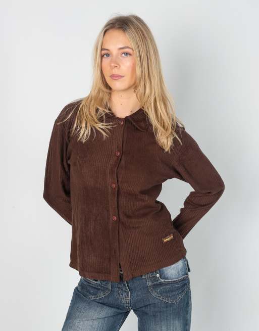 Vintage Ruba Cuori S blouse in brown