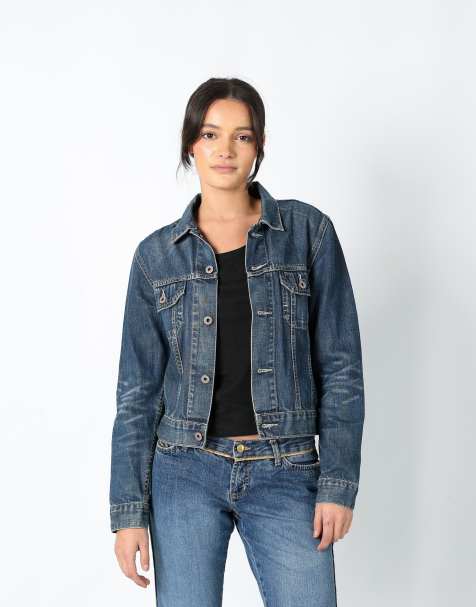 Vintage rue blanche M denim jacket blue - view 1