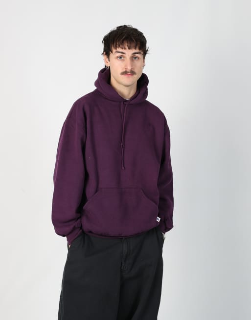 Vintage Russel Athletic l hoodie in purple