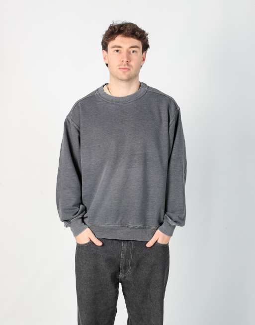 Vintage Russel Athletic l sweatshirt in grey
