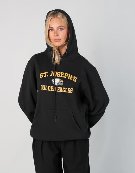 Vintage Russel Athletic m hoodie in black - view 1