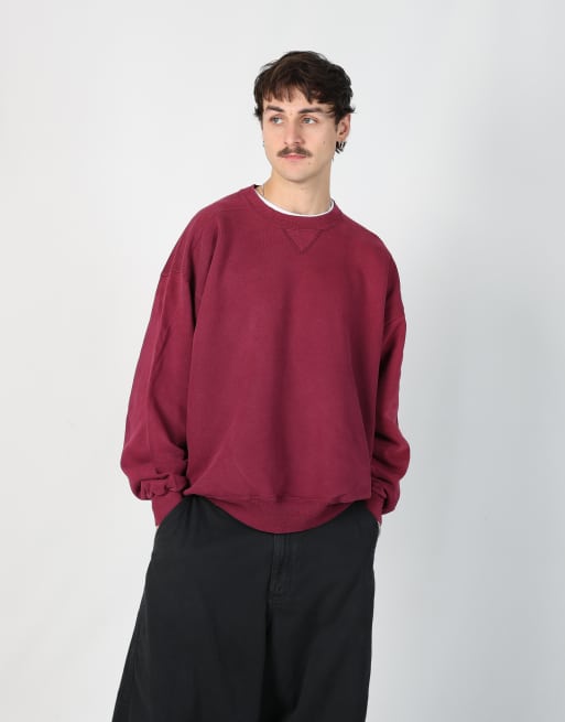 Vintage Russel Athletic xl sweatshirt in burgundy red
