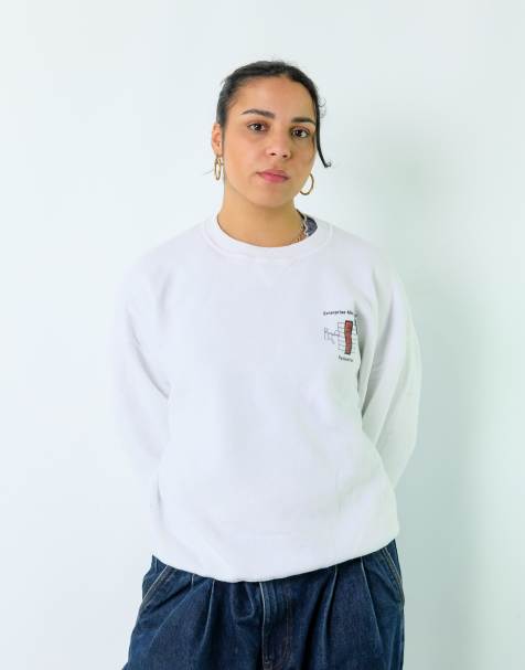 Vintage Russel Athletic XL Sweatshirt Ivory - view 1