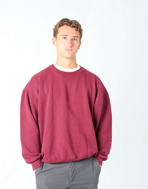 Vintage Russel Athletic xxl sweatshirt in burgundy red