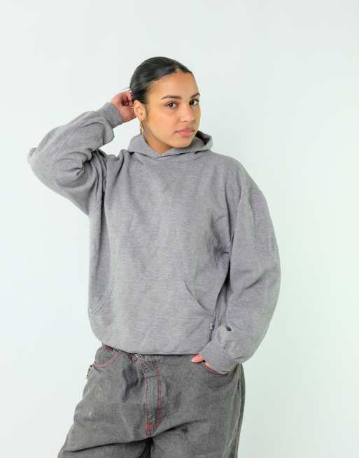 Vintage Russell Athletic L Hoodie Grey