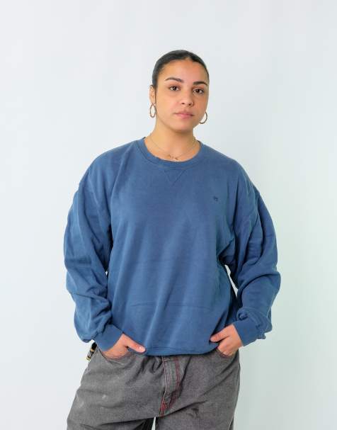 Vintage Russell Athletic XL Sweatshirt Blue - view 1