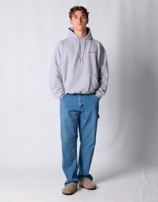 Vintage Rustler 32x32 Denim Carpenter Baggy Jeans Blue