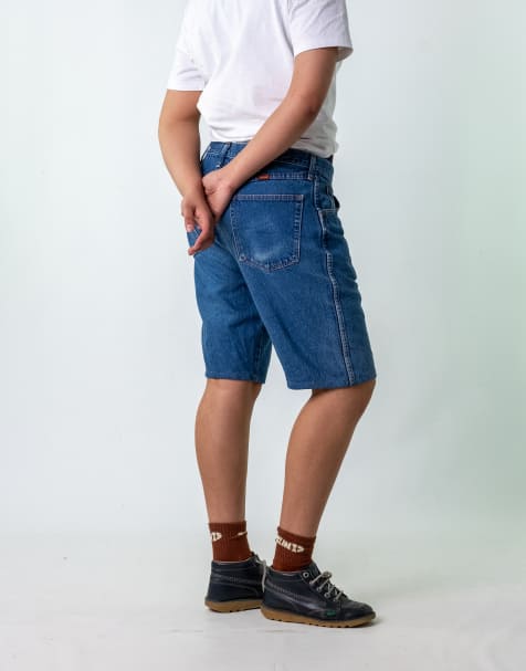Vintage Rustler 36" Denim Jorts Shorts Blue - view 1
