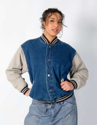 Vintage  S Denim Jacket Blue