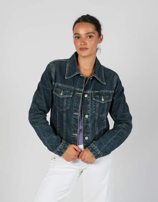 Vintage  S denim jacket in blue