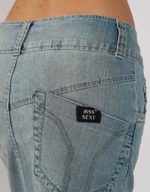 Vintage S denim midi skirt in blue, 4 of 4