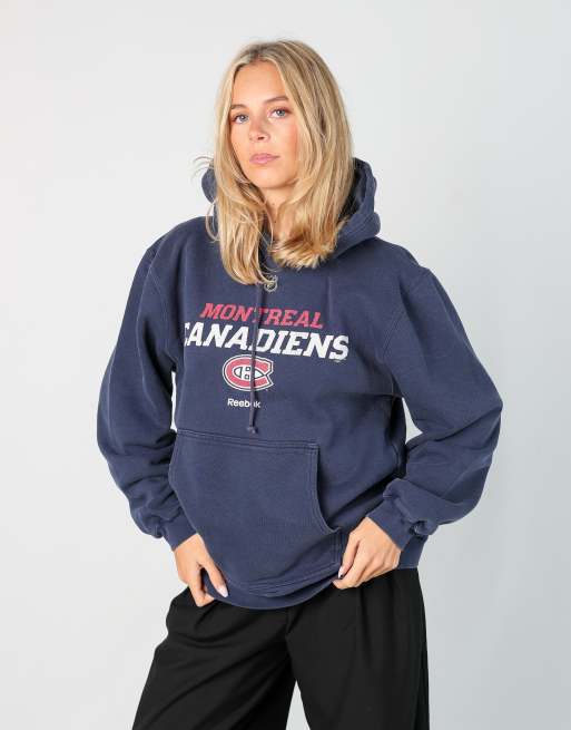 Vintage  s hoodie in navy blue