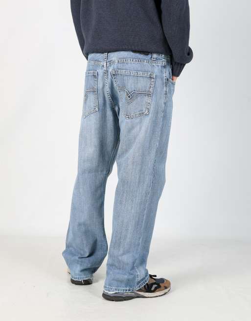 Vintage Safari Denim 36x30 denim jeans in light blue