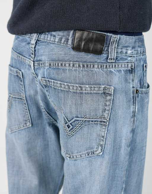 Vintage Safari Denim 36x30 denim jeans in light blue, 4 of 4