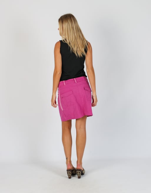 Vintage Samira Lady S woven mini skirt in pink, 3 of 4