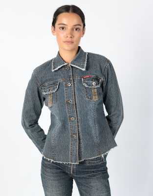 Vintage Sancred M Denim Jacket Blue