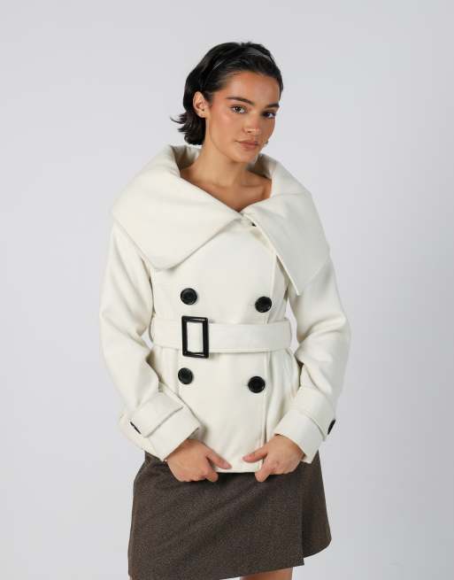 Vintage Sandro Ferrone S casual jacket in cream, 1 of 4