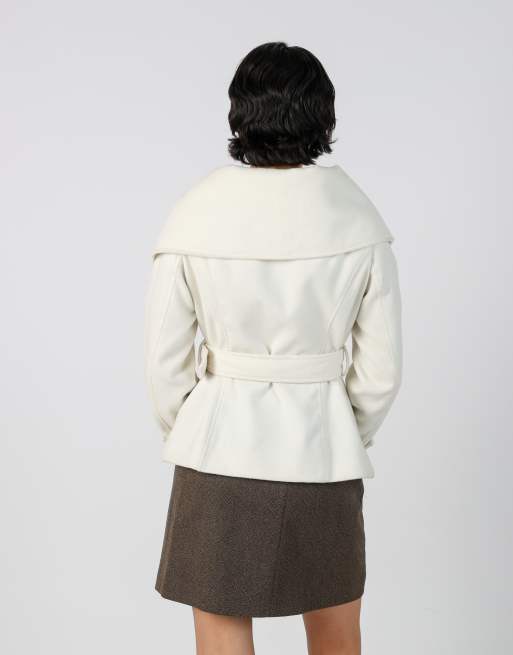 Vintage Sandro Ferrone S casual jacket in cream, 2 of 4