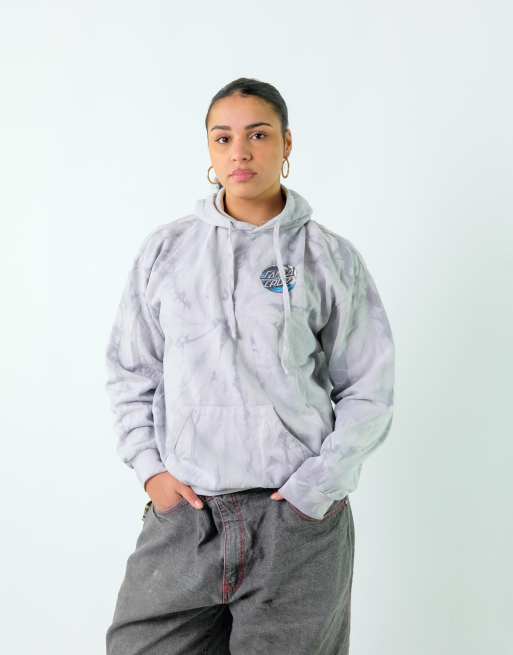 Vintage Santa Cruz M Hoodie Light Grey