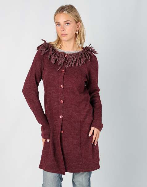 Vintage Sara Glenzer S knitted jumper in purple - view 1