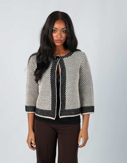 Vintage Sarah Allison's S knitted jumper in cream