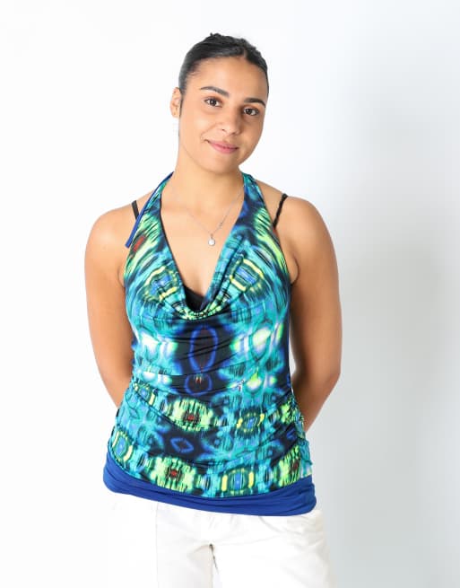 Vintage Sarah Choie S cami blue