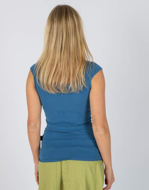 Vintage Sarah Chole XS baby tee in blue, 2 of 4