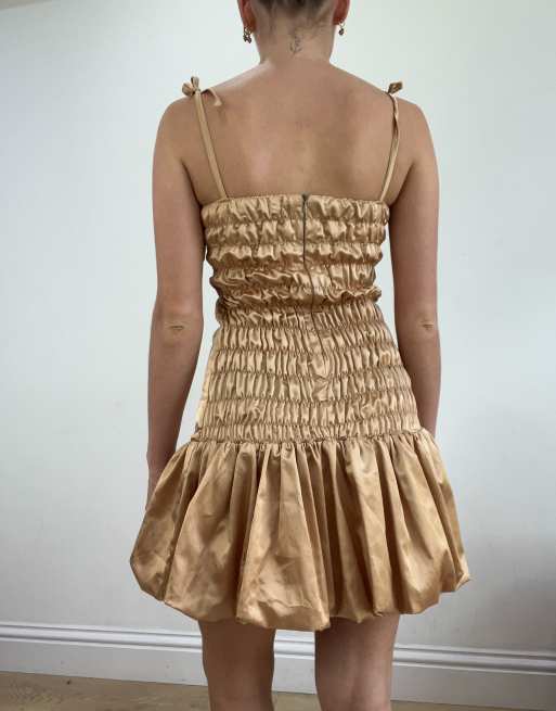 gold bubble dress Bubble Dress M-L/8-10 / Cobalt main image 0