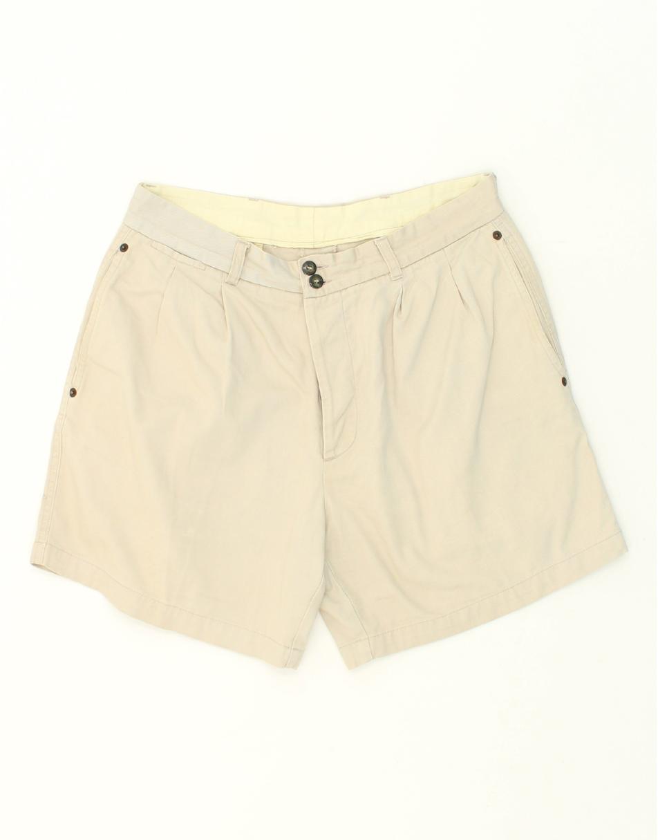 Vintage Schott Size L Casual Shorts in Beige