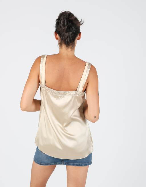 Vintage Schumacher S cami in beige, 2 of 4